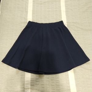 Navy skater skirt